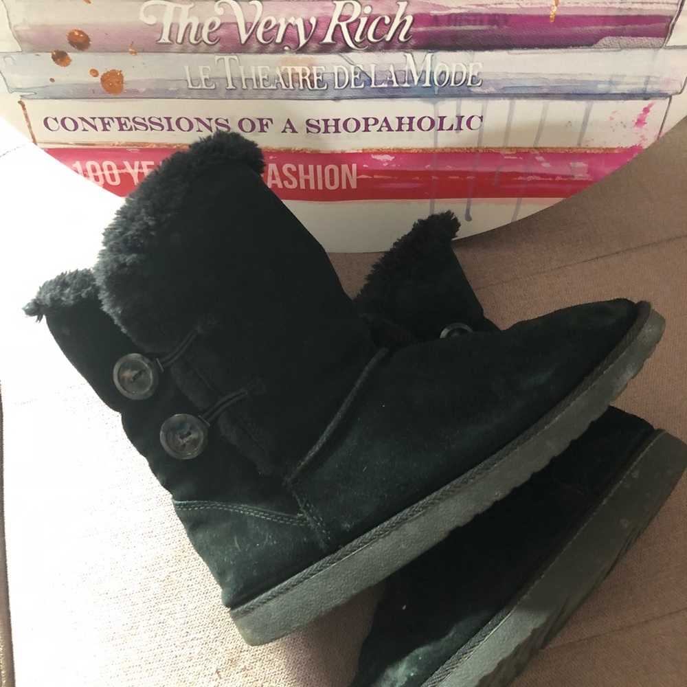 Black Faux fur Boots